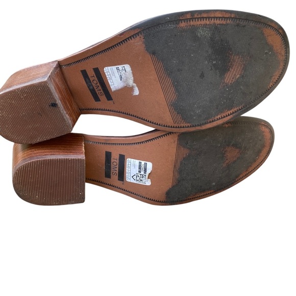 Toms Gray and Brown Heeled Boots - Picture 6 of 7